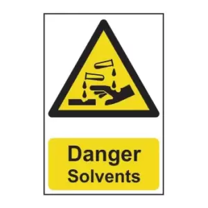 Danger Solvents - PVC (200 x 300mm)