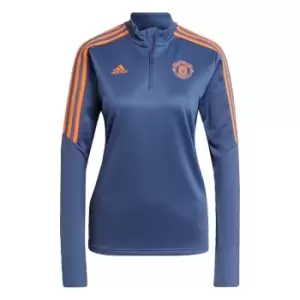 adidas Manchester United Condivo 22 Training Top Womens - Blue