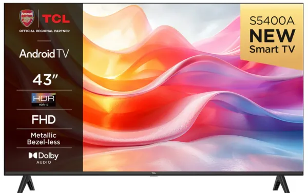 TCL 43" 43S5400AK Smart Android Full HD LED TV