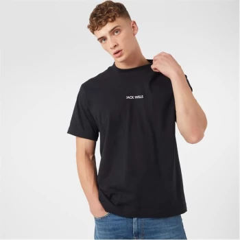 Jack Wills Graphic Logo T-Shirt - Black