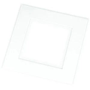 Wickes Single Finger Plates - White Pack of 2