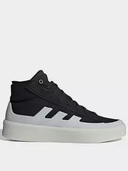 adidas Sportswear Znsored Hi Lifestyle Adult Shoe, Black/White, Size 8, Women