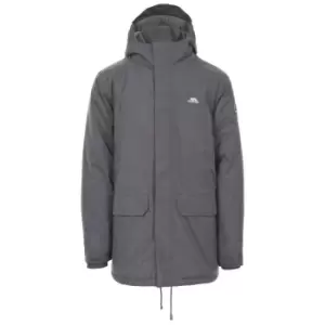 Trespass Mens Glover Waterproof Jacket (3XL) (Dark Grey Marl)