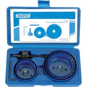 Draper 9 Piece Downlight Installation Hole Saw Set