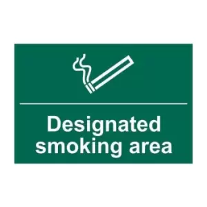 Designated Smoking Area - PVC (300 x 200mm)