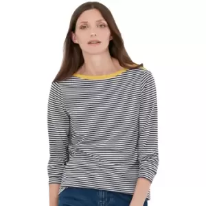 Joules Womens Shelby Boat Neck Long Sleeve Jersey Top UK 12- Bust 37', (94cm)