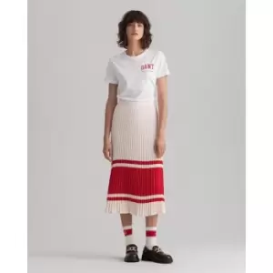 Gant Pleated Skirt - Cream