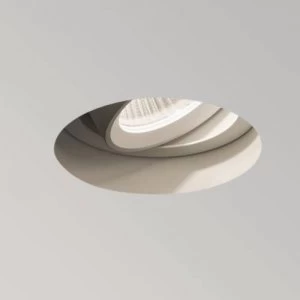 LED 1 Light Adjustable Recessed Spotlight White