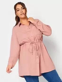 Yours Utility Tunic Rose Pink, Size 34-36, Women