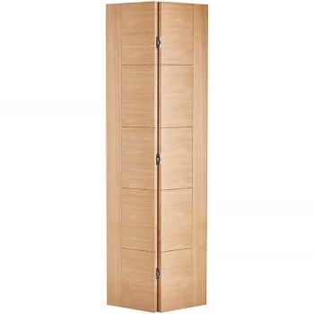 Vancouver Internal Bi-fold Prefinished Oak Door - 686 x 1981mm