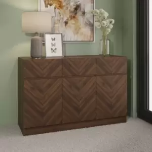 Taranto Wide Sideboard Walnut