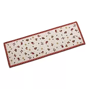 Villeroy & Boch Toy's Delight Gobelin Runner L, Red/Multicoloured, 32x96cm