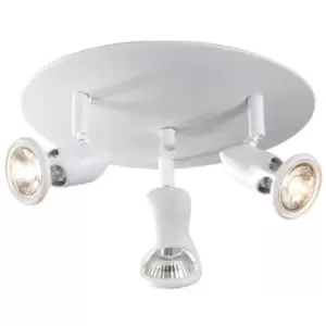 Cristal New Flipper 3-Light Flush Mount 3xGU10 White