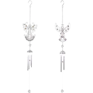 Silver Angel Windchime Pack Of 6