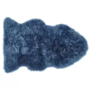 Origins Genuine Sheepskin Rug Navy Single 65 x 95cm