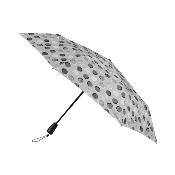 totes Xtra Strong Grey Spots Umbrella Grey/Black