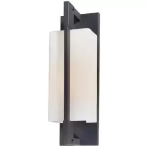 Blade 1 Light Medium Wall Bracket Forged Iron, Glass, IP44