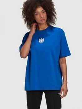 Adidas Originals 3D Trefoil T-Shirt - Blue