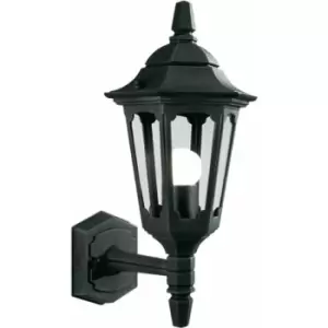 Loops - Outdoor IP44 Wall Light Sconce Black LED E27 100W Bulb External d02089