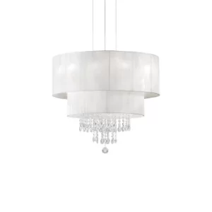 Opera 4 Light Ceiling Pendant White