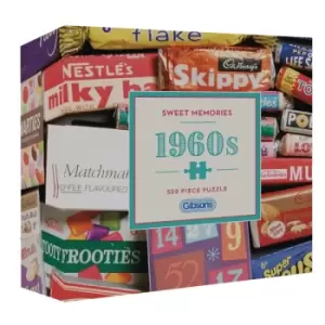 Gibsons Sweet Memories of the 1960s - Spring 2022 - 500 Piece Jigsaw Puzzle