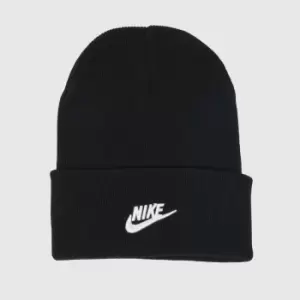 Nike Nsw Utility Futura Beanie, Black/White, Unisex, Headwear, DJ6224-010