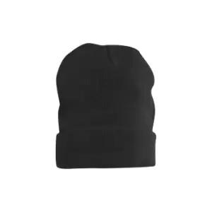 Clique Unisex Adult Hubert Knitted Beanie (One Size) (Black)