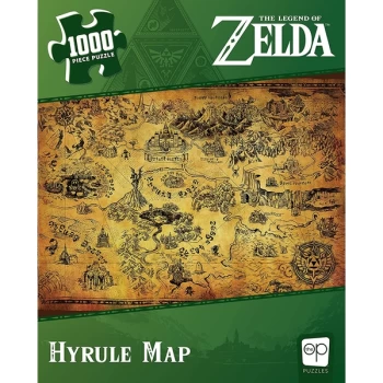 Zelda Hyrule Map Puzzle - 1000 Pieces