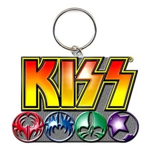 KISS - Logo & Icons Keychain