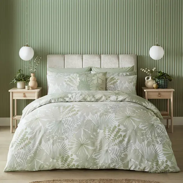 Graham & Brown Bohemia Duvet Set, King, Sage