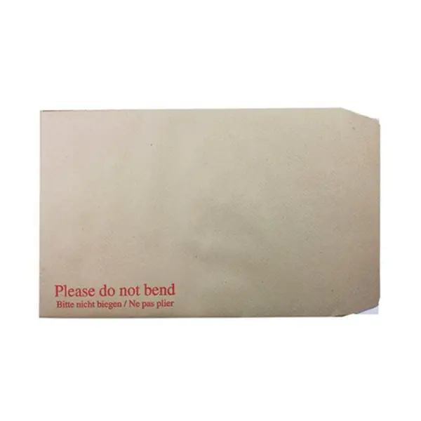 Q-Connect Q-Connect C4 Envelopes Board Back Peel and Seal 115gsm Manilla (Pack of 125) KF3521 KF3521