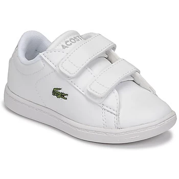 Lacoste CARNABY EVO BL 21 1 SUI boys's Childrens Shoes Trainers in White - Sizes 5 toddler,5.5 toddler,6 toddler,7 toddler,8.5 toddler,9.5 toddler