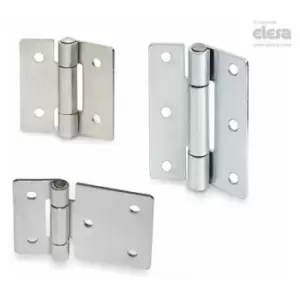 Elesa - Thin hinge-GN 136-NI-30-45-B