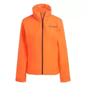 adidas Terrex Multi RAIN. RDY 2-Layer Rain Jacket Womens - Semi Impact Orange