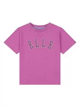 Elle Girls Fitted Crop Top - Violet, Violet, Size Age: 15-16 Years, Women