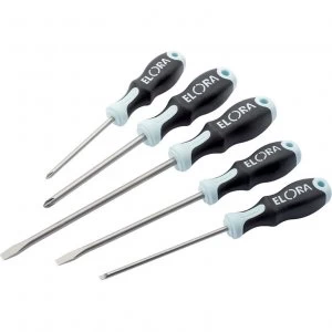 Elora 5 Piece Stainless Steel Engineers Screwdriver Set