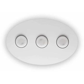 Ideal Lux Logos - 3 Light Ceiling Light White