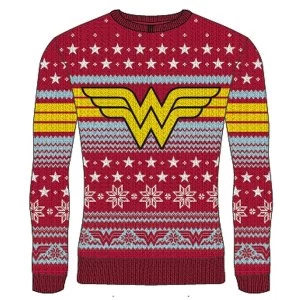 DC Wonder Woman - Logo Unisex Christmas Jumper XX-Large