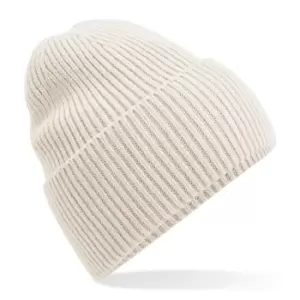 Beechfield Cuffed Recycled Oversized Beanie (One Size) (Oatmeal)