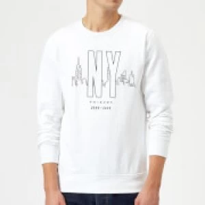 Friends NY Skyline Sweatshirt - White - XL