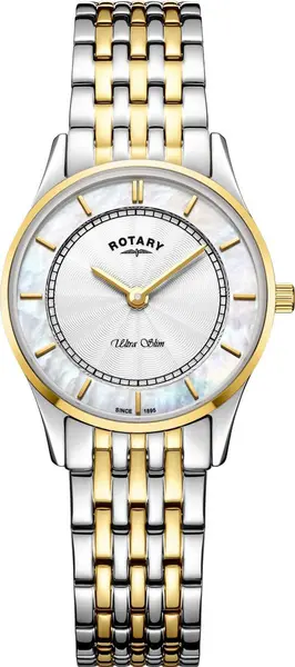 Rotary Watch Ultra Slim Ladies - White RTY-945