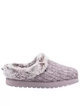 Skechers Keepsakes Ice Angel Slippers, Mauve, Size 6, Women