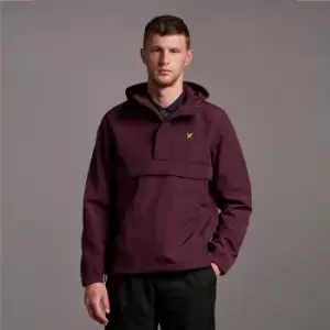 Fleece Lined Nylon Overhead - Burgundy - S