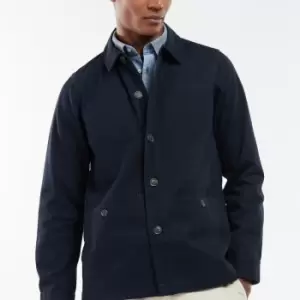 Barbour Mens Dene Overshirt - Navy - M