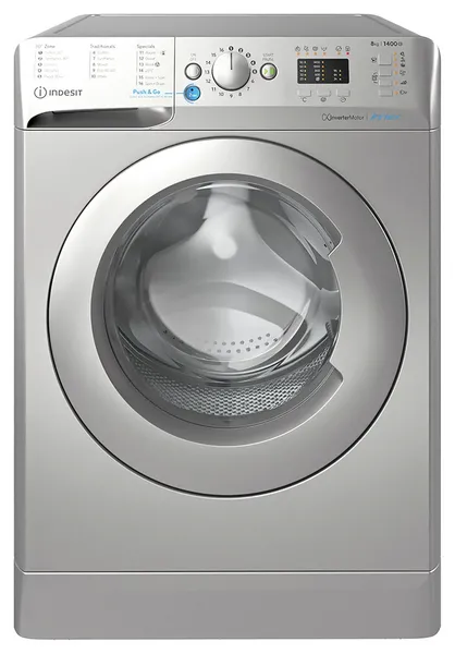 Indesit BWA81485XSUKN 8KG 1400RPM Freestanding Washing Machine