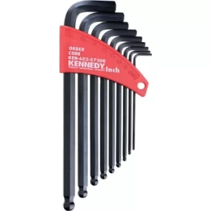 7 Piece Metric Hex Key Set, Ball End