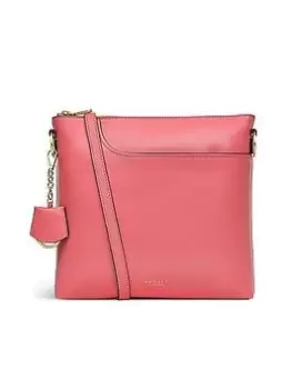 Radley Pockets 2.0 Leather Medium Ziptop Crossbody Bag - Sweet Coral