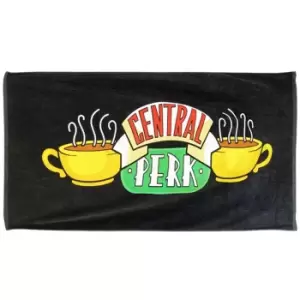 Friends Central Perk Beach Towel (One Size) (Black/Yellow/Green)