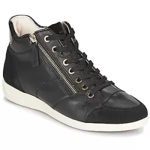 Geox MYRIA womens Shoes (High-top Trainers) in Black - Sizes 3,2.5