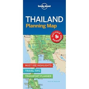 Lonely Planet Thailand Planning Map Sheet map, folded 2018